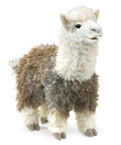 Folkmanis Puppet Alpaca