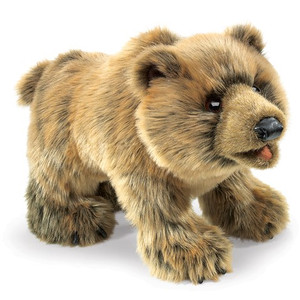 Folkmanis Puppet Grizzly Bear