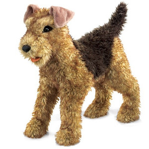 Folkmanis Puppet Airdale
