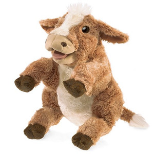 Folkmanis Puppet Brown Cow