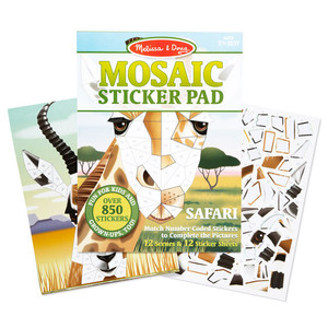 Melissa & Doug Mosaic Sticker Pads- Safari