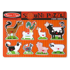 Melissa & Doug Sound Puzzle Farm Animals