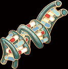 DNA Zipper Pull