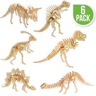DIY Wooden Puzzles (6) Dinosaurs