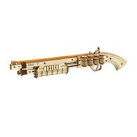 DIY Terminator Wooden Puzzle Rubberband Gun