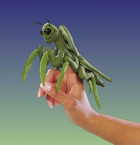 Mini Praying Mantis Finger Puppet