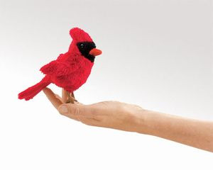 Mini Cardinal Finger Puppet