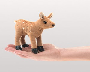 Mini Fawn Finger Puppet