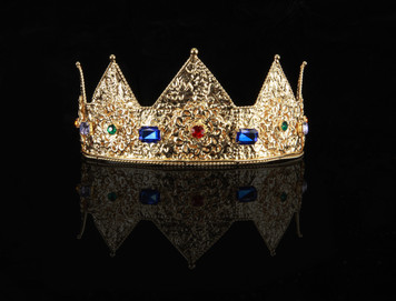 Elope Ladies Pointed Gold Crown