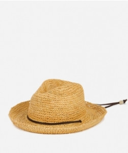 Kid's Raffia Hat with Chin Strap