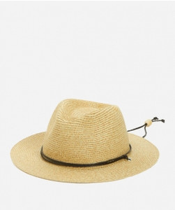 Kid's Paper Fedora with Braided Cord Chin Strap