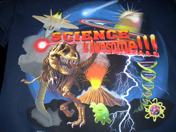 Science is Awesome Adult T Shirt Small