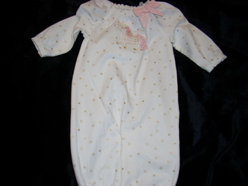 Unicorn Gown 0-3 mo
