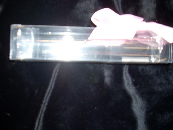 Pink Silver Birth Certificate Box