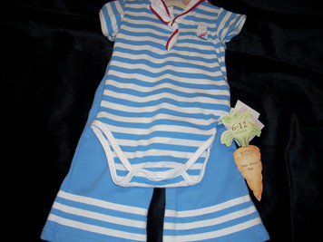 Baby Bud Sailor 2 Piece Set 6-12 mo