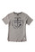 Grey printed black, Gant Tee