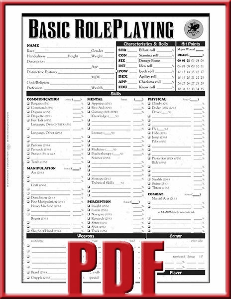 thumbnail image 2 of Chaosium Basic Roleplaying Gamemaster Pack - GM Screen & Rules Reference For Tabletop RPG 2 of 5