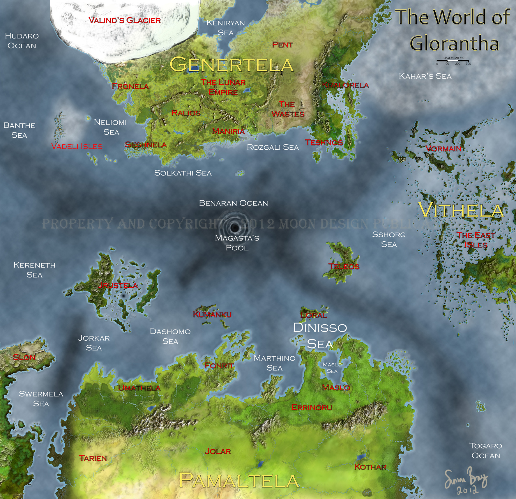 Map of Glorantha Map of Glorantha