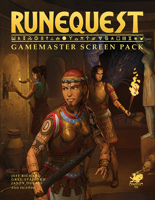 RuneQuest - Gamemaster Screen Pack - Front Cover