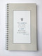 Prayer Journals are 8x5 wire bound journals with 50 lined pages for your prayers and thoughts each day. 