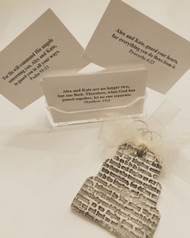 Marriage Scripture Cards with Ornament