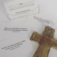 Personalized Scripture Cards with Cross