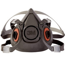 3M 6200 Medium Respirator Face Piece 1/2 Mask Ea