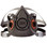 3M 6200 Medium Respirator Face Piece 1/2 Mask Ea