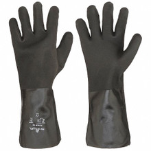 Showa 7714R Black Knight PVC Gloves 14" 1 Dz Pairs