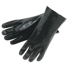 MCR 6212 Liberty 2233 12" Black PVC Gloves Smooth 1 Dz  From $25 10+