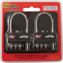 SKB 1SKB-PDL-C Combination TSA Cable Padlock Black for All Cases