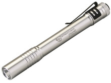 Streamlight 66121 Silver Stylus Pro Pen Light AAA LED Flashlight With Battery 100 Lumens From $20.99 4+