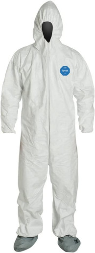 Dupont TY122S XL Tyvek Coveralls Bunny Suit Case/25