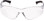 MCR Crews BK110 Bearkat Safety Glasses Clear Lens Ea