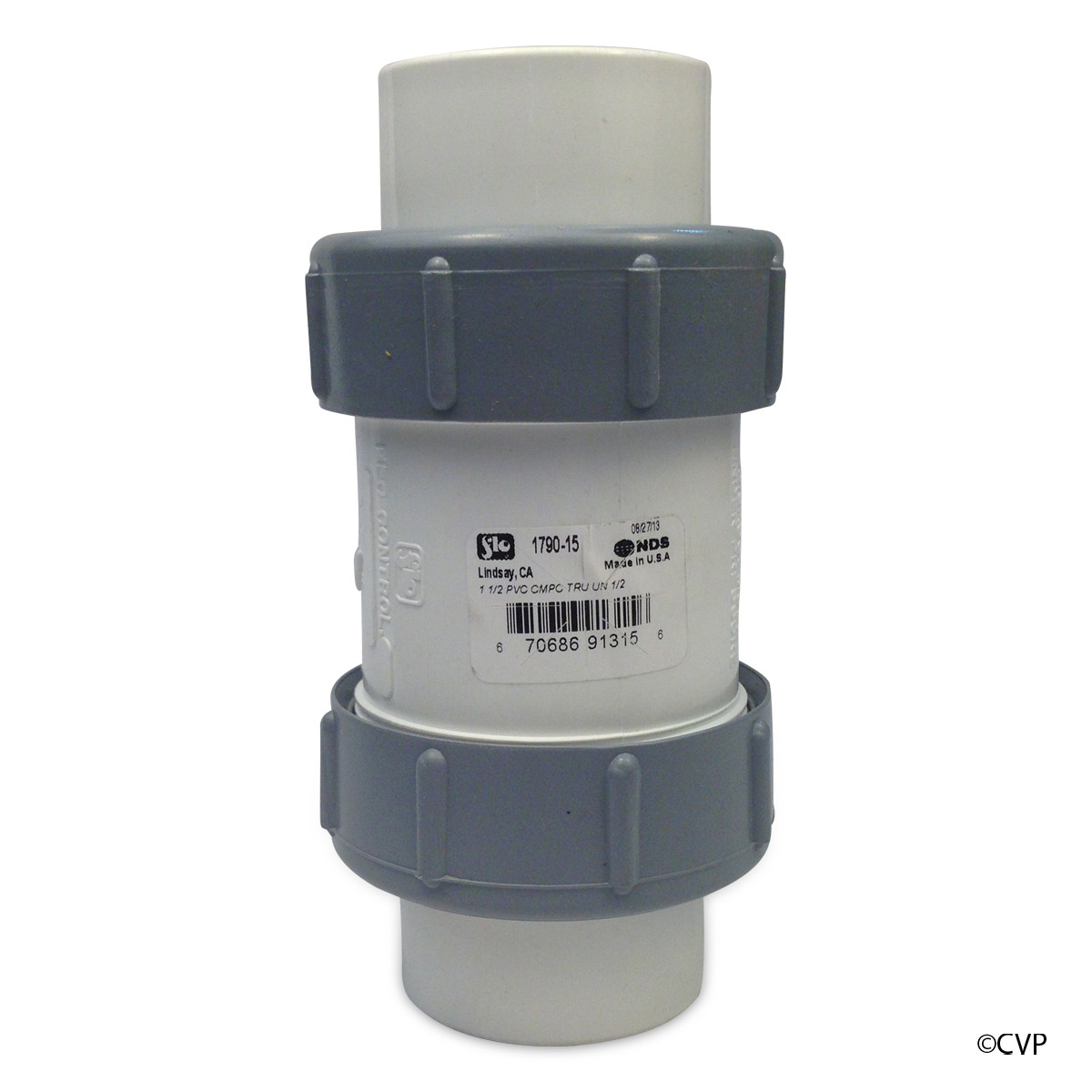 FLO CONTROL 11/2" SPRING CHECK VALVE UNION 1/2 COMPACT 179015