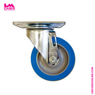 4" Colson Performa Blue Tire Swivel Caster