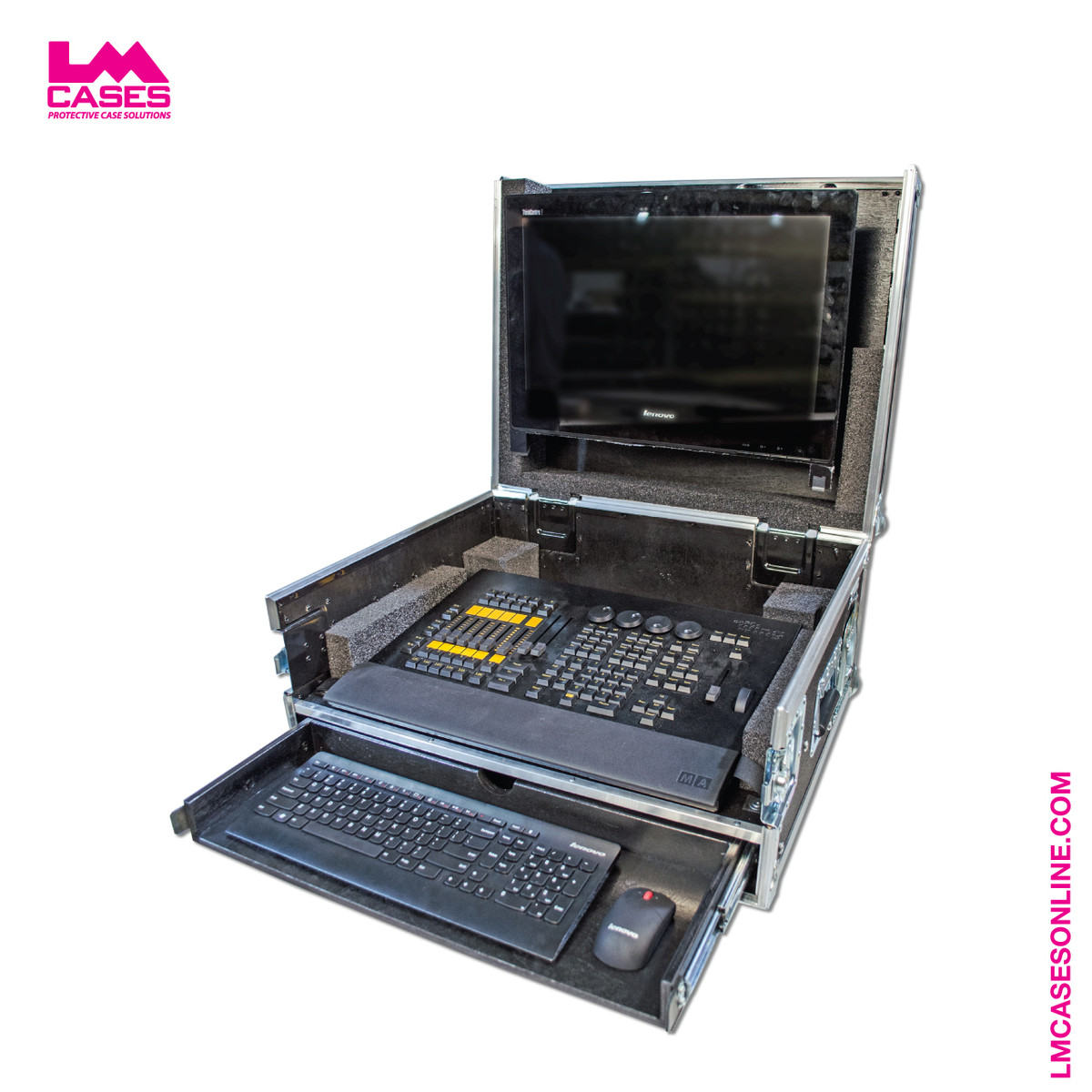 配信機器・PA機器・レコーディング機器 BOSS MA-15A Micro Monitor ma-onpc-lighting-controller-with-monitor-storage-road-case