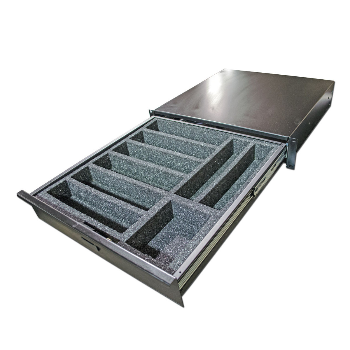 Shure® ULX-D 8 Capacity Wireless Hand Held Rack Drawer - LM Cases