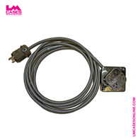 4-Plex Extension Courtesy Power Cord w/L5-20 Twist Lock