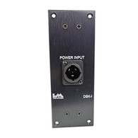 1RU Neutrik True1® Power Inlet Panel w/4 Blank D-Series Connector