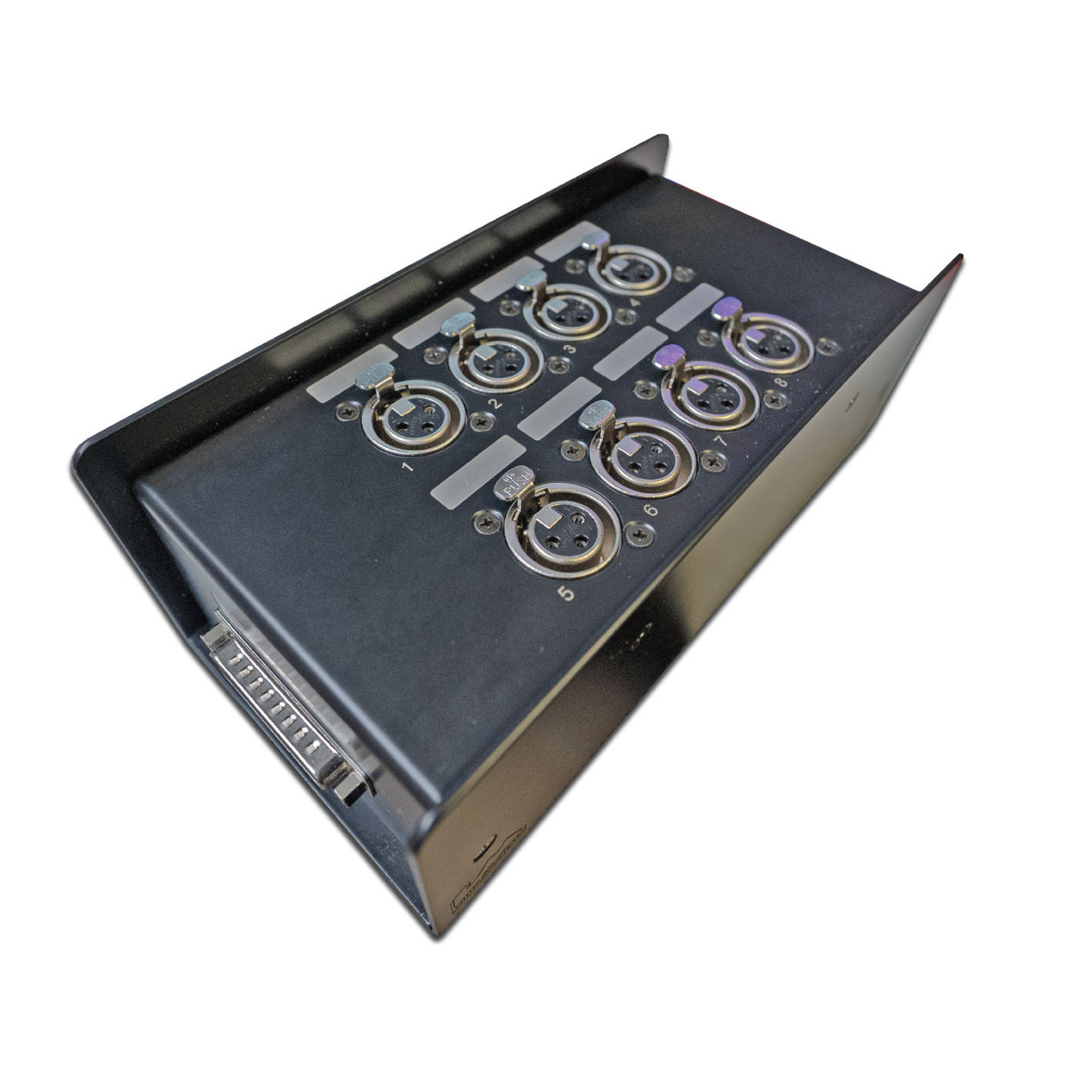 DB25 Breakout Stage Box w/8 Male XLR Jacks - LM Cases Online Store