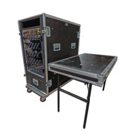 16RU Server Rack w/Integrated Power/Fans/KVM Compartment