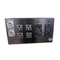 DSK-PD Multifunction Power Distribution Box w/Powercon & Edison Outlets 