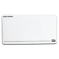 Medium Dry Erase Drawer Label - 7.25" x 4"
