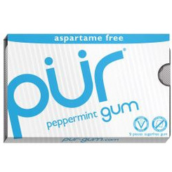 PUR Peppermint Aspartame Free Chewing Gum