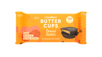 LoveRaw Butter Cups - Peanut Butter 2x17g