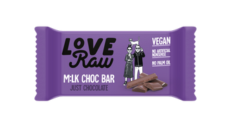 LoveRaw M:lk Chocolate Bars - Just Chocolate 30g