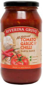 Pasta Sauce - Tomato, Garlic & Chilli 500g