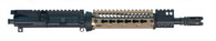 300 BLK 10" Ergo Keymod Slim Pisol Upper Receiver - FDE