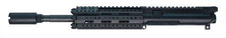 300 BLK 10" Parralax Carbine Length Free Float Rail with FS8 Nose Cone Pistol Upper Receiver